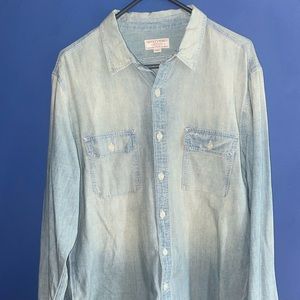 J Crew denim long sleeve button down